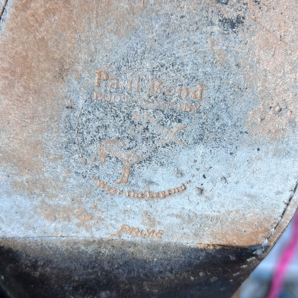Vintage Paul Bond 04 Custom Cowboy Boots Men’s 11.5/12D Handmade Western USA - Picture 8 of 11
